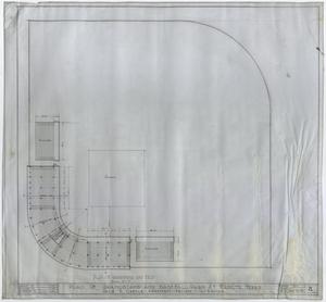 Primary view of object titled 'Grandstand and Baseball Park, Ranger, Texas: Plan of Grandstand and Field'.