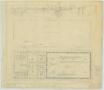 Technical Drawing: Masonic Temple, Ranger, Texas: Roof and Floor Plans