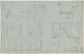 Technical Drawing: Club Building for B.P.O.E. Number 71, Dallas, Texas: Stair Diagram an…