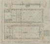 Technical Drawing: Masonic Temple, Ranger, Texas: Floor Plans