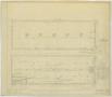 Technical Drawing: Masonic Temple, Ranger, Texas: Foundation and Floor Plan