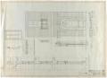 Technical Drawing: Masonic Building, Abilene, Texas: Elevations and Sections