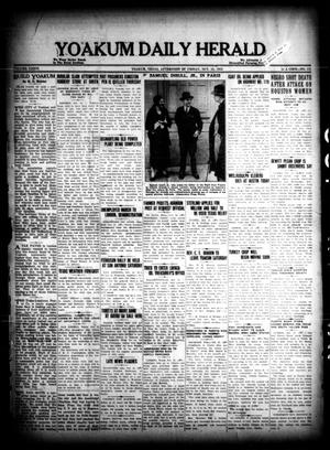 Primary view of object titled 'Yoakum Daily Herald (Yoakum, Tex.), Vol. 36, No. 171, Ed. 1 Friday, October 21, 1932'.