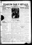 Thumbnail image of item number 1 in: 'Yoakum Daily Herald (Yoakum, Tex.), Vol. 29, No. 19, Ed. 1 Wednesday, April 22, 1925'.