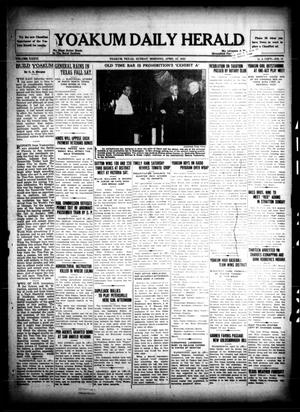 Primary view of object titled 'Yoakum Daily Herald (Yoakum, Tex.), Vol. 36, No. 19, Ed. 1 Sunday, April 24, 1932'.
