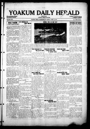 Primary view of object titled 'Yoakum Daily Herald (Yoakum, Tex.), Vol. 29, No. 24, Ed. 1 Tuesday, April 28, 1925'.
