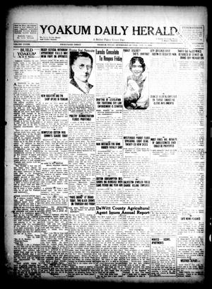 Primary view of object titled 'Yoakum Daily Herald (Yoakum, Tex.), Vol. 33, No. 242, Ed. 1 Wednesday, January 15, 1930'.