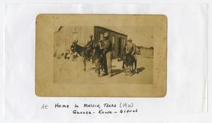 Primary view of object titled '[Photograph of Charles Blomstrom and Sons]'.