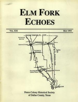 Primary view of Elm Fork Echoes, Volume 21, May 1993