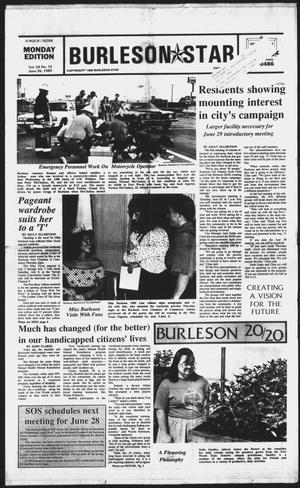 Primary view of object titled 'Burleson Star (Burleson, Tex.), Vol. 24, No. 75, Ed. 1 Monday, June 26, 1989'.