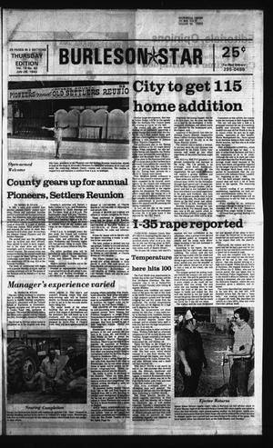 Primary view of Burleson Star (Burleson, Tex.), Vol. 18, No. 82, Ed. 1 Thursday, July 28, 1983