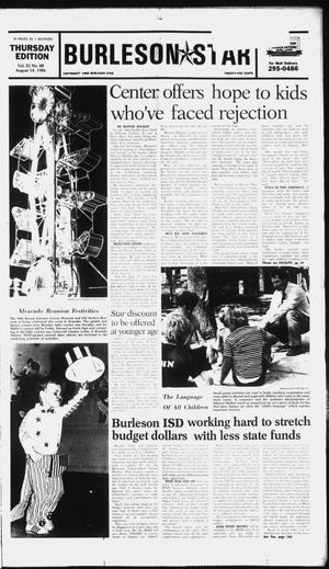 Primary view of Burleson Star (Burleson, Tex.), Vol. 21, No. 88, Ed. 1 Thursday, August 14, 1986