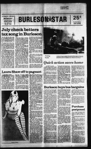 Primary view of Burleson Star (Burleson, Tex.), Vol. 18, No. 81, Ed. 1 Monday, July 25, 1983