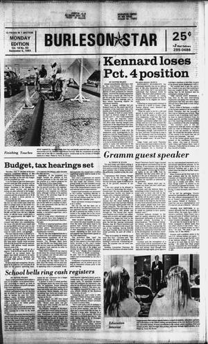 Primary view of Burleson Star (Burleson, Tex.), Vol. 18, No. 93, Ed. 1 Monday, September 5, 1983