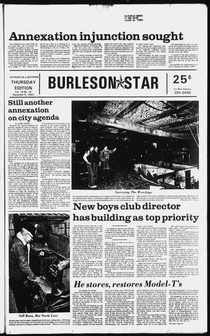 Primary view of object titled 'Burleson Star (Burleson, Tex.), Vol. 19, No. 16, Ed. 1 Thursday, December 8, 1983'.