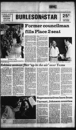 Primary view of Burleson Star (Burleson, Tex.), Vol. 18, No. 91, Ed. 1 Monday, August 29, 1983