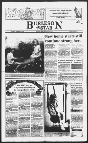 Primary view of object titled 'Burleson Star (Burleson, Tex.), Ed. 1 Monday, September 5, 1994'.