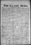 Primary view of The Llano News. (Llano, Tex.), Vol. 42, No. 11, Ed. 1 Thursday, December 5, 1929