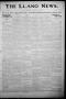 Newspaper: The Llano News. (Llano, Tex.), Vol. 34, No. 34, Ed. 1 Thursday, Febru…