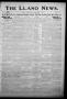 Newspaper: The Llano News. (Llano, Tex.), Vol. 33, No. 24, Ed. 1 Thursday, Novem…