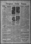 Newspaper: Timpson Daily Times (Timpson, Tex.), Vol. 34, No. 109, Ed. 1 Saturday…