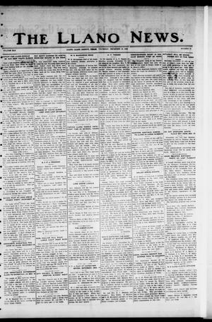 Primary view of object titled 'The Llano News. (Llano, Tex.), Vol. 42, No. 12, Ed. 1 Thursday, December 12, 1929'.