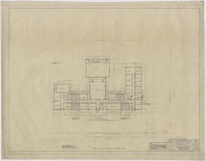 Primary view of object titled 'Consolidated Community School Building Monahans, Texas: Plot Plan'.