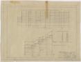 Technical Drawing: High School Bleachers, Haskell, Texas: Sections