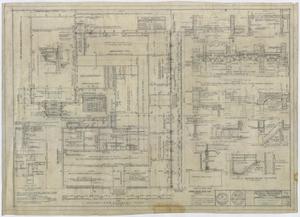 Primary view of object titled 'High School Building Rebuild, Haskell, Texas: Foundation and Basement Plan'.