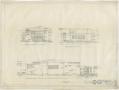 Technical Drawing: High School Building Monahans, Texas: Auditorium Wing Elevations