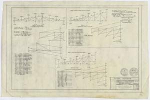 Primary view of object titled 'High School Building Rebuild, Haskell, Texas: Truss Plans'.