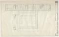 Technical Drawing: School Gymnasium Building Iraan, Texas: Voided Layout