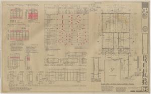 Primary view of object titled 'School Science Building Iraan, Texas: Floor Plan and Work Schedule'.
