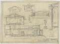 Technical Drawing: High School Building Rebuild, Haskell, Texas: Sections