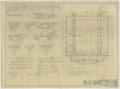 Technical Drawing: Winters School Project, Winters, Texas: Floor Framing Plan/Details