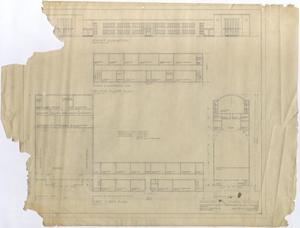 Primary view of object titled 'Proposed High School Building Monahans, Texas: Floor Plans and Elevation'.