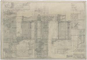 Primary view of object titled 'Consolidated Community School Building Monahans, Texas: Entrance Plans'.