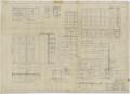 Technical Drawing: High School Building, Haskell, Texas: Miscellaneous Details
