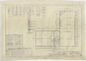 Primary view of object titled 'Shop Building, Haskell, Texas: Floor Plan'.