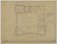 Technical Drawing: First Methodist Episcopal Church, De Leon, Texas: Balcony Plan