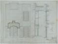 Technical Drawing: Holy Trinity Parish School Building, Dallas, Texas: Entrance Plans