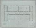 Technical Drawing: Holy Trinity Parish School Building, Dallas, Texas: First Floor Plan