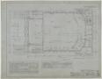 Technical Drawing: First Baptist Church, Albany, Texas: First Floor Plan