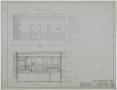 Technical Drawing: First Baptist Church, Albany, Texas: Elevation and Section