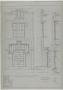 Technical Drawing: Holy Trinity Parish School Building, Dallas, Texas: Detail of Front E…