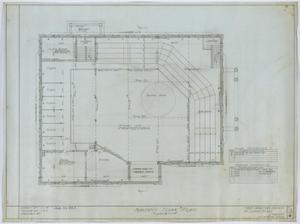 Primary view of object titled 'First Christian Church, Lufkin, Texas: Balcony Floor Plan'.
