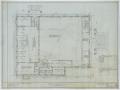 Technical Drawing: First Christian Church, Lufkin, Texas: First Floor Plan