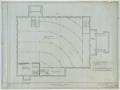 Primary view of First Christian Church, Lufkin, Texas: Basement Plan