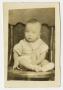 Photograph: [Portrait of an Infant Sitting in Chair]