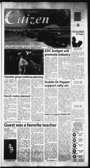 Primary view of object titled 'The Dublin Citizen (Dublin, Tex.), Vol. 21, No. 47, Ed. 1 Thursday, July 28, 2011'.
